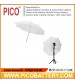 33" Inch White Photography Light Photo Studio Video Translucent Soft Umbrella BY PICO